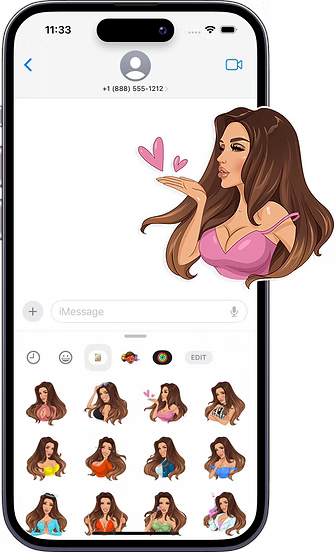 Podgląd naklejek Ewa Staniszewska w aplikacji iOS